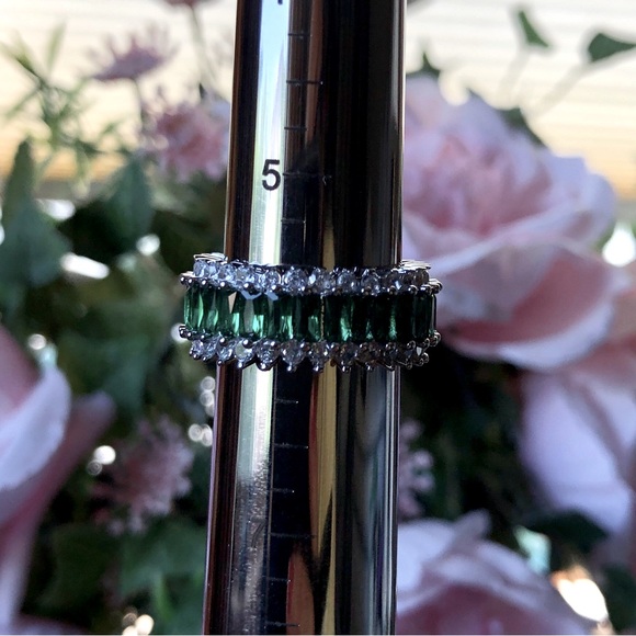 NEW Eternity Band Sterling Silver 925 S - Picture 5 of 5